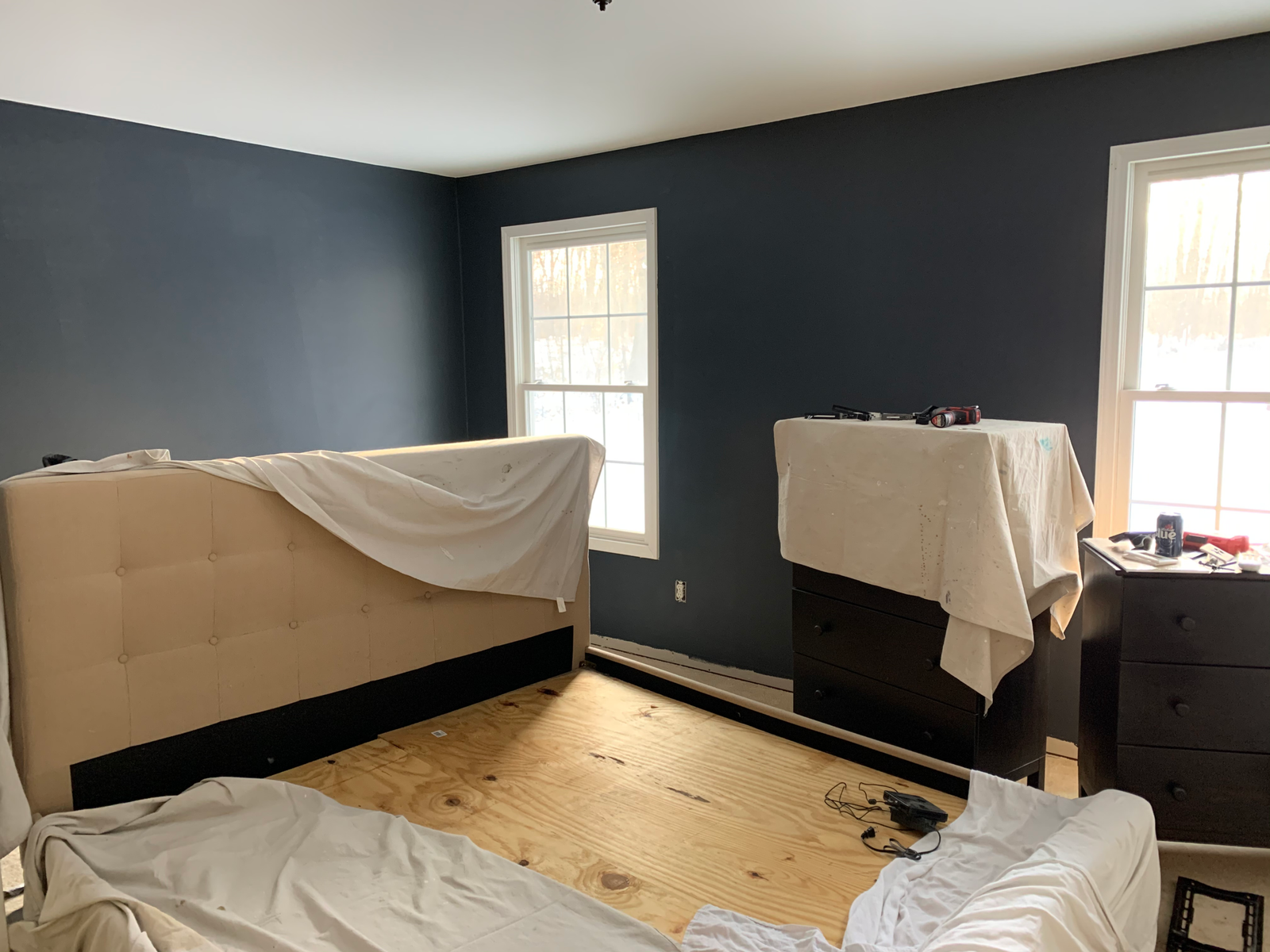 bedroom sherwin williams cyberspace