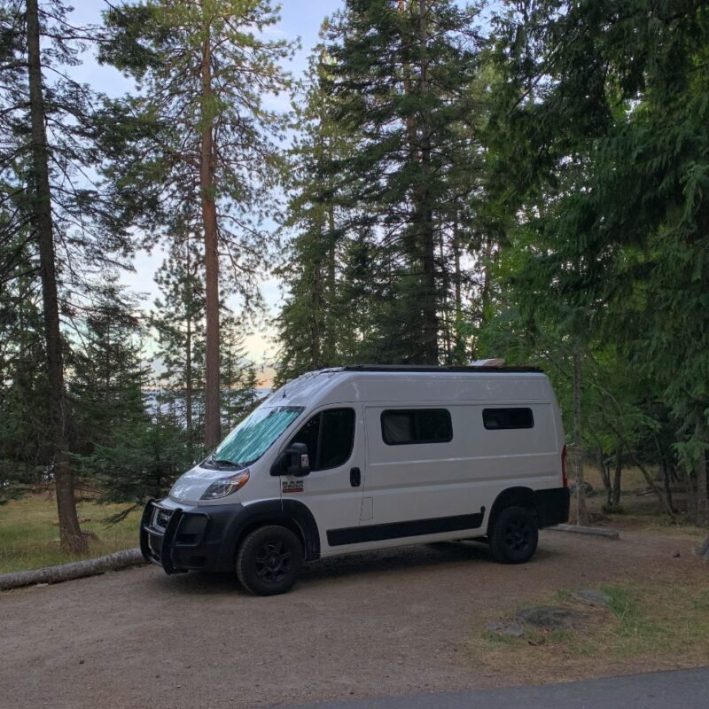 sam owen van camping