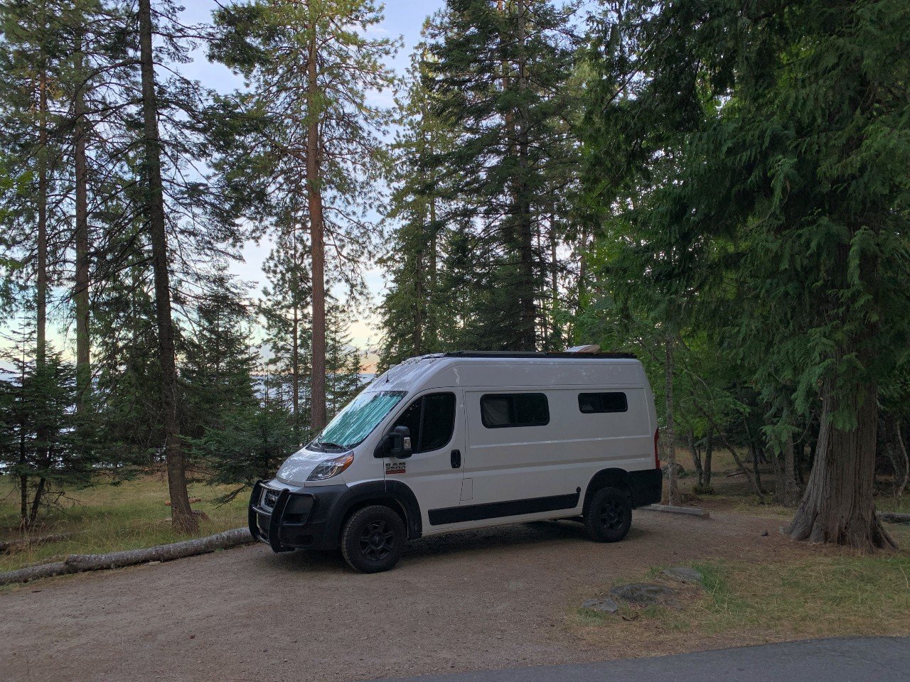 sam owen van camping