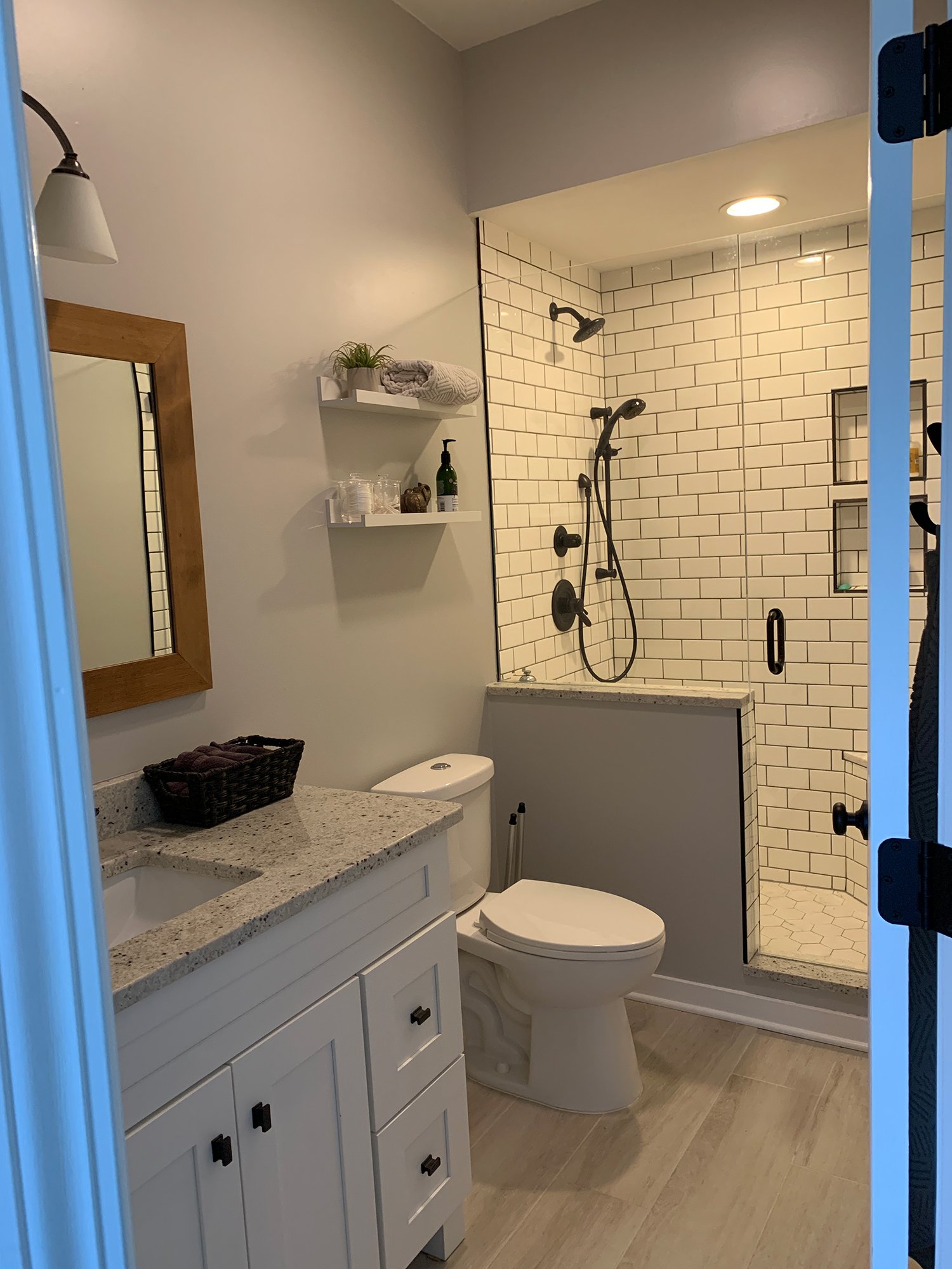 full bathroom with shower