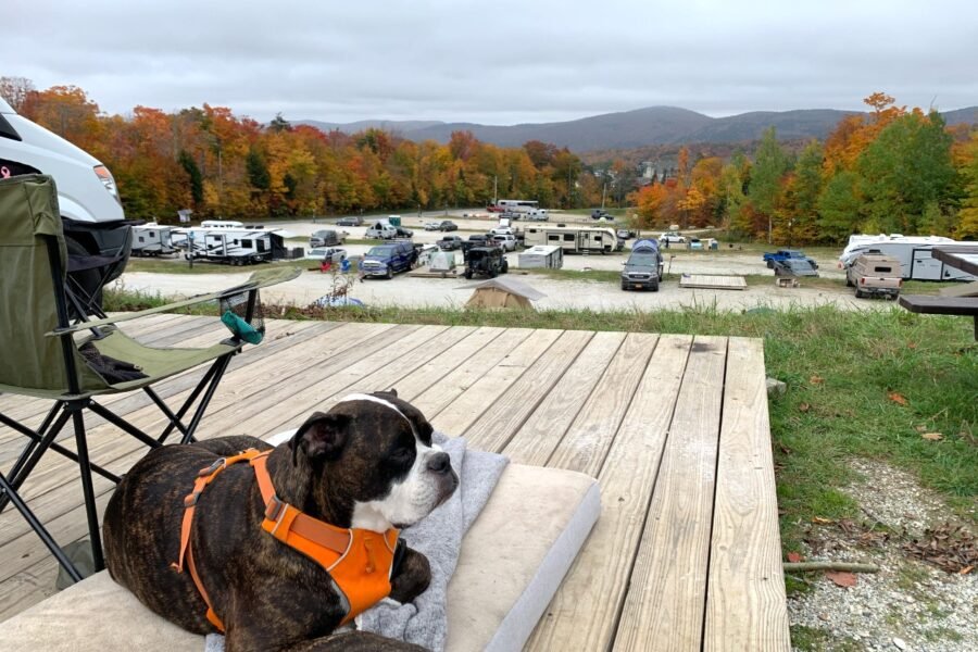 van camping killington